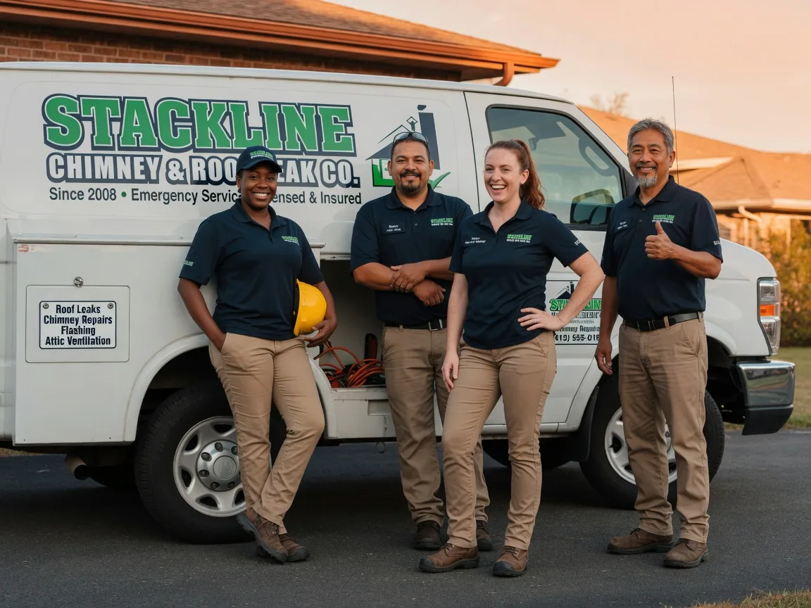 Chimney flashing repair company in Lafferty, OH